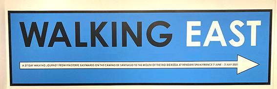 Walking East. A 27 day walkiing journey from Finisterre eastwards on the Camino de Santiago to the mouth of the río Bidasoa at Hendaye Spain France 7 June - 3 July 2021