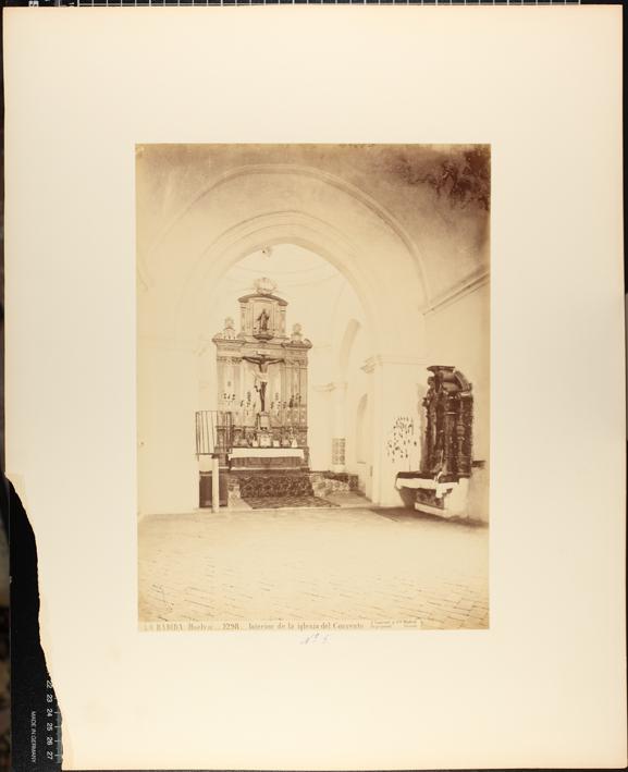 La Rábida. (Huelva). Interior de la iglesia del Convento. 