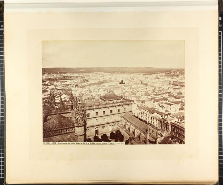 Vista general de Sevilla desde lo alto de la Giralda, costado poniente 2ª parte.