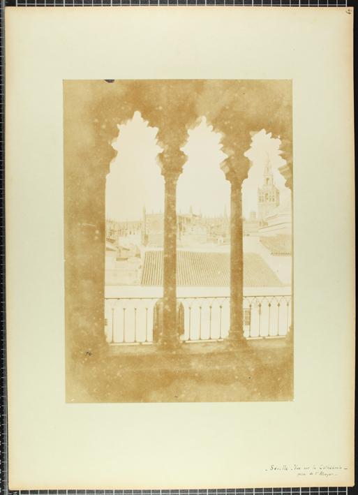 Séville. Vue de la Cathédrale prise de l’Alcazar. (Sevilla. Vista de la catedral desde el Alcázar)