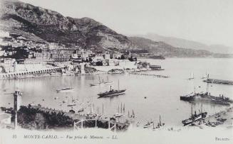 Monte-carlo. Vue prise de Monaco