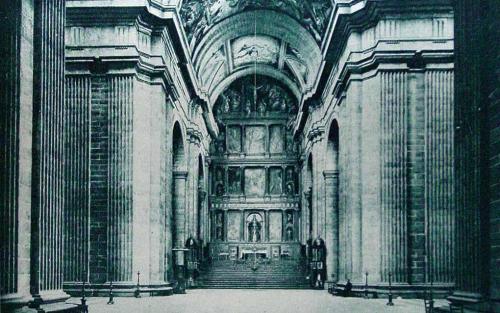 Monasterio de San Lorenzo del Escorial. Interior de la Iglesia