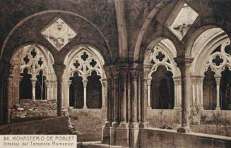 Monasterio de Poblet. Interior del Templete Románico