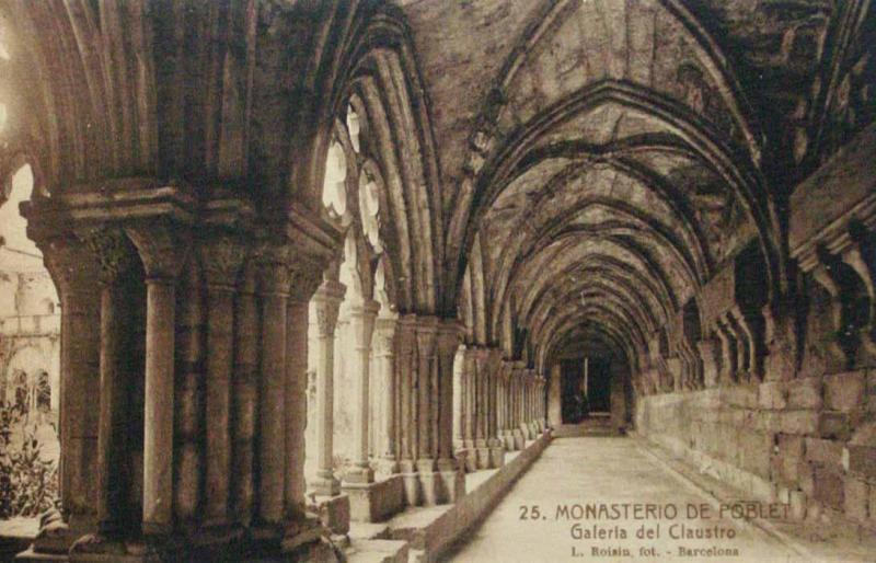 Monasterio de Poblet. Galería del Claustro