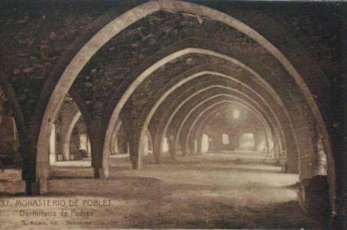 Monasterio de Poblet. Dormitorio de Padres