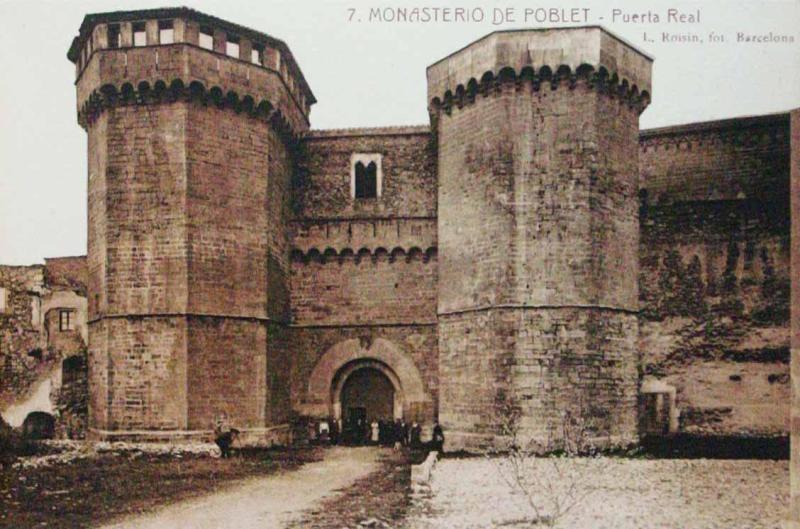 Monasterio de Poblet. Puerta Real