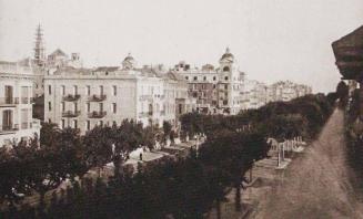 Tarragona. Perspectiva de la Rambla