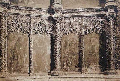 Ávila. Catedral. Altar Mayor. Detalle