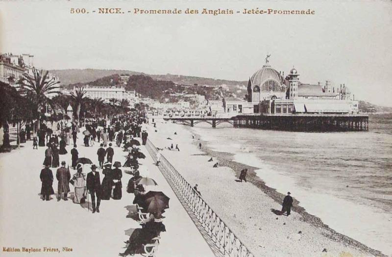 Nice. Promenade des Anglais Jetée. Promenade