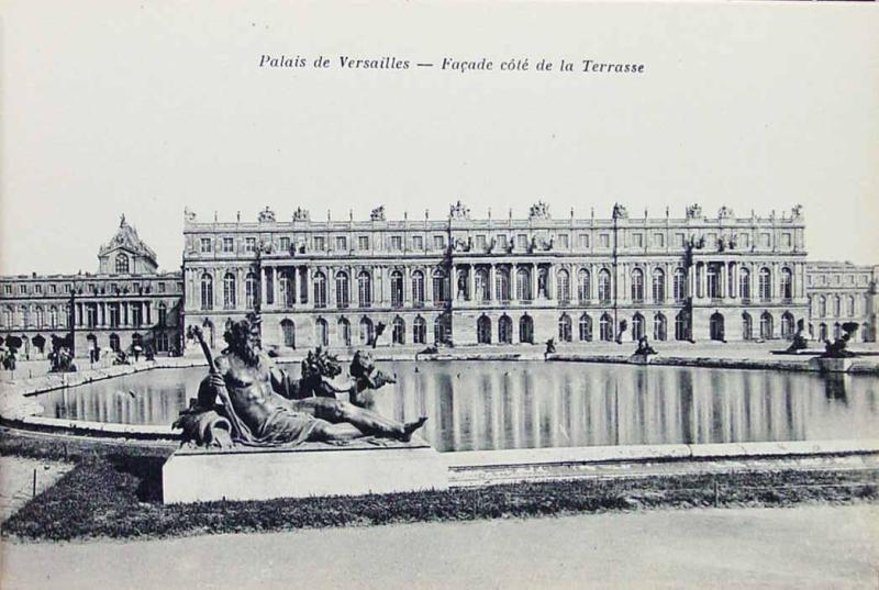 Palais de Versailles. Façade côte de la Terrasse