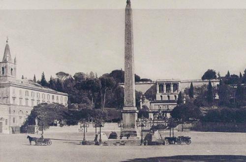 Roma. Monte Pincio veduta da Piazza del Popolo