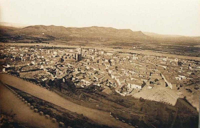 Castillo de Sagunto. Vista general de la ciudad