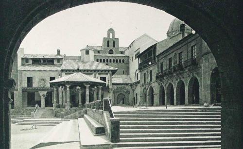 Plaza Mayor (detalle) (Pueblo Español. Exposición Internacional de Barcelona)