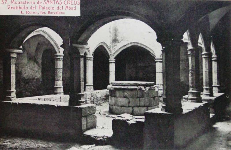 Monasterio de Santas Creus. Vestíbulo del Palacio del Abad