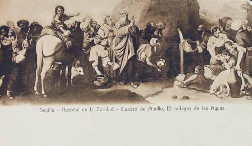 Sevilla. Hospital de la Caridad. Cuadrdo de Murillo, El milagro de las Aguas