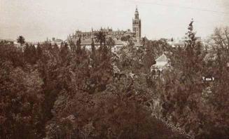 Sevilla. Vista de los Jardines del Alcázar