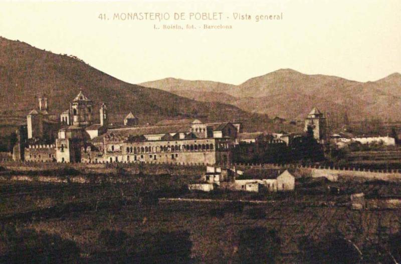 Monasterio de Poblet. Vista general