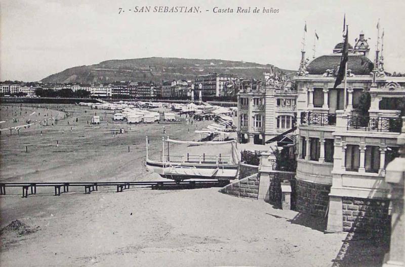 San Sebastián. Caseta Real de baños