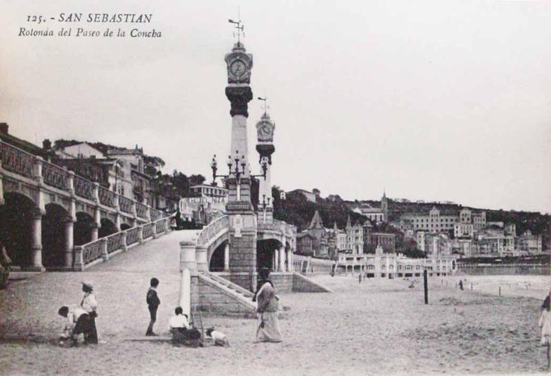 San Sebastián. Rotonda del Paseo de la Concha