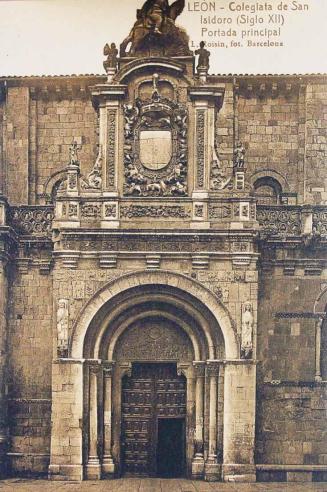 León. Colegiata de San Isidoro (Siglo XII). Portada Principal