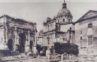 Roma. Foro Romano coll’ Arco di Settimio Severo