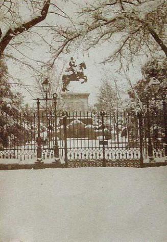 (Estatua ecuestre de Felipe IV en la Plaza de Oriente de Madrid)