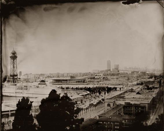 Barcelona Expedición Heliográfica. Vista Miramar