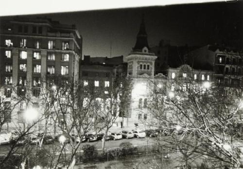 Plaza de Santa Bárbara, de noche