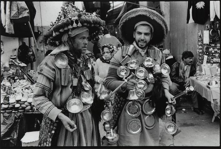 Vendedores en un mercado. Marruecos