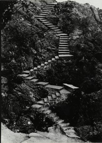 Escaleras hacia una playa