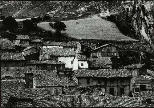 Vista de pueblo rural