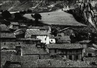 Vista de pueblo rural