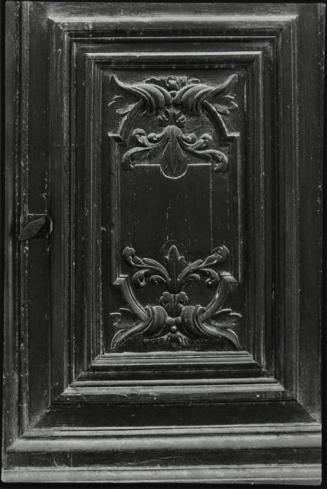 Detalle de puerta de madera