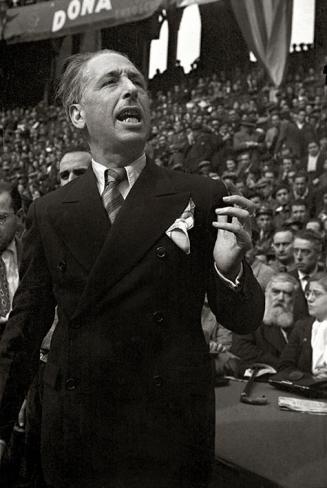 Discurso de Lluís Companys, presidente de la Generalitat de Catalunya, en el acto de clausura de la Semana de Solidaridad de Cataluña con Madrid en la plaza de toros Monumental