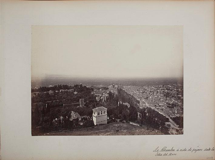 La Alhambra a vista de pájaro desde la Silla del Moro