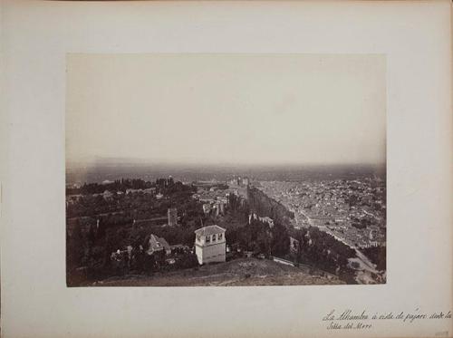 La Alhambra a vista de pájaro desde la Silla del Moro