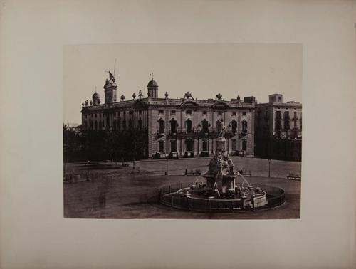 Barcelona. Plaza del Palacio de la Reina