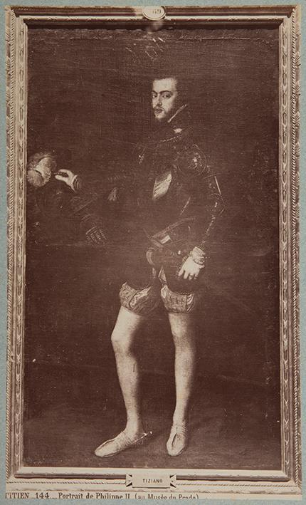 Titien. Portrait du Philippe II (au Musée du Prado)