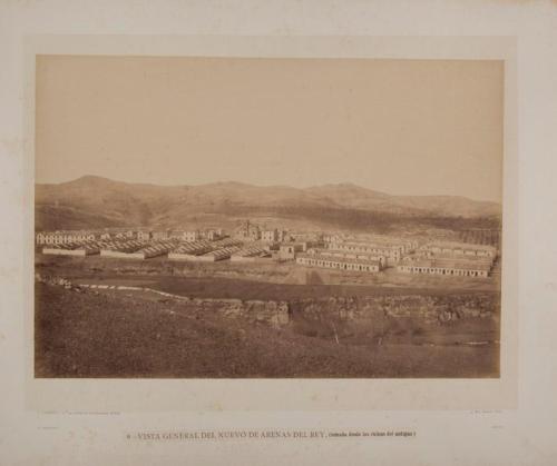 Vista general desde el nuevo de Arenas del Rey (tomada desde las ruinas del antiguo)