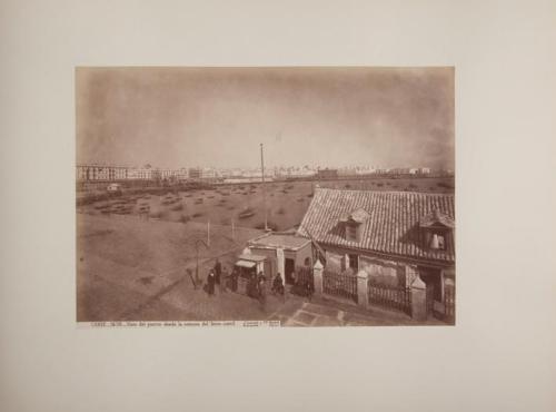 Cádiz. Vista del puerto desde la estación del ferro-carril