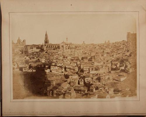 Toledo. Vista de la ciudad con la Catedral al fondo