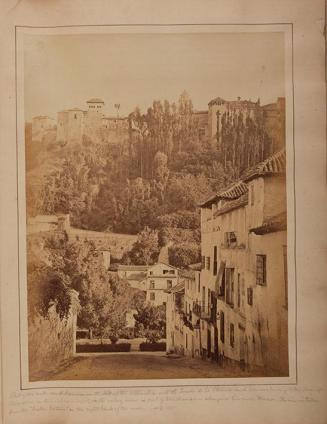 La Alhambra. Vista general desde Los Mártires