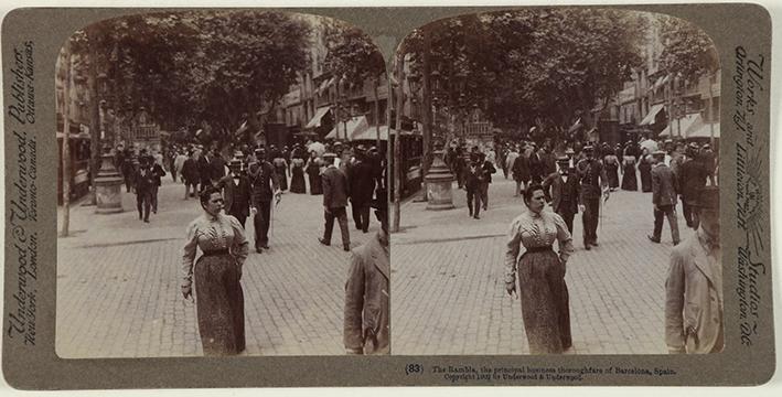 La Rambla, la calle principal de comercio, de Barcelona