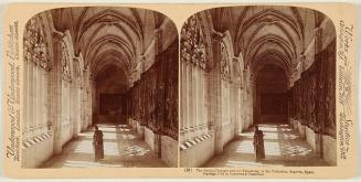 The Gothic Cloisters and old Tapestries, in the Cathedral , Segovia