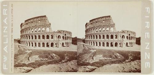 Roma. Anfiteatro Flavio o Colosseo coi nuovi scavi