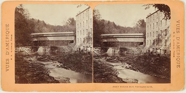 Pont rouge sur Wissahickon