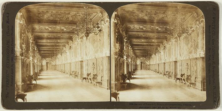 Gallery of Freancis I, Palace of Fontainebleau, France