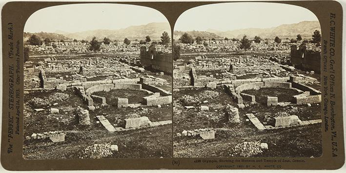 Olympia, Showing the Herreon and Temple of Zeus, Olympia, Greece