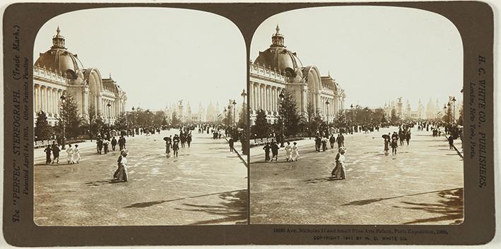 Ave. Nicholas II and Small Fine Arts Palace, Paris Exposition, 1900