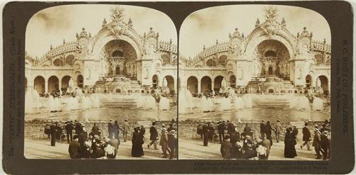 Fountains of the Champs de Mars, Chateau d´Eau and Palace of Electricity, Paris Exposition of 1900